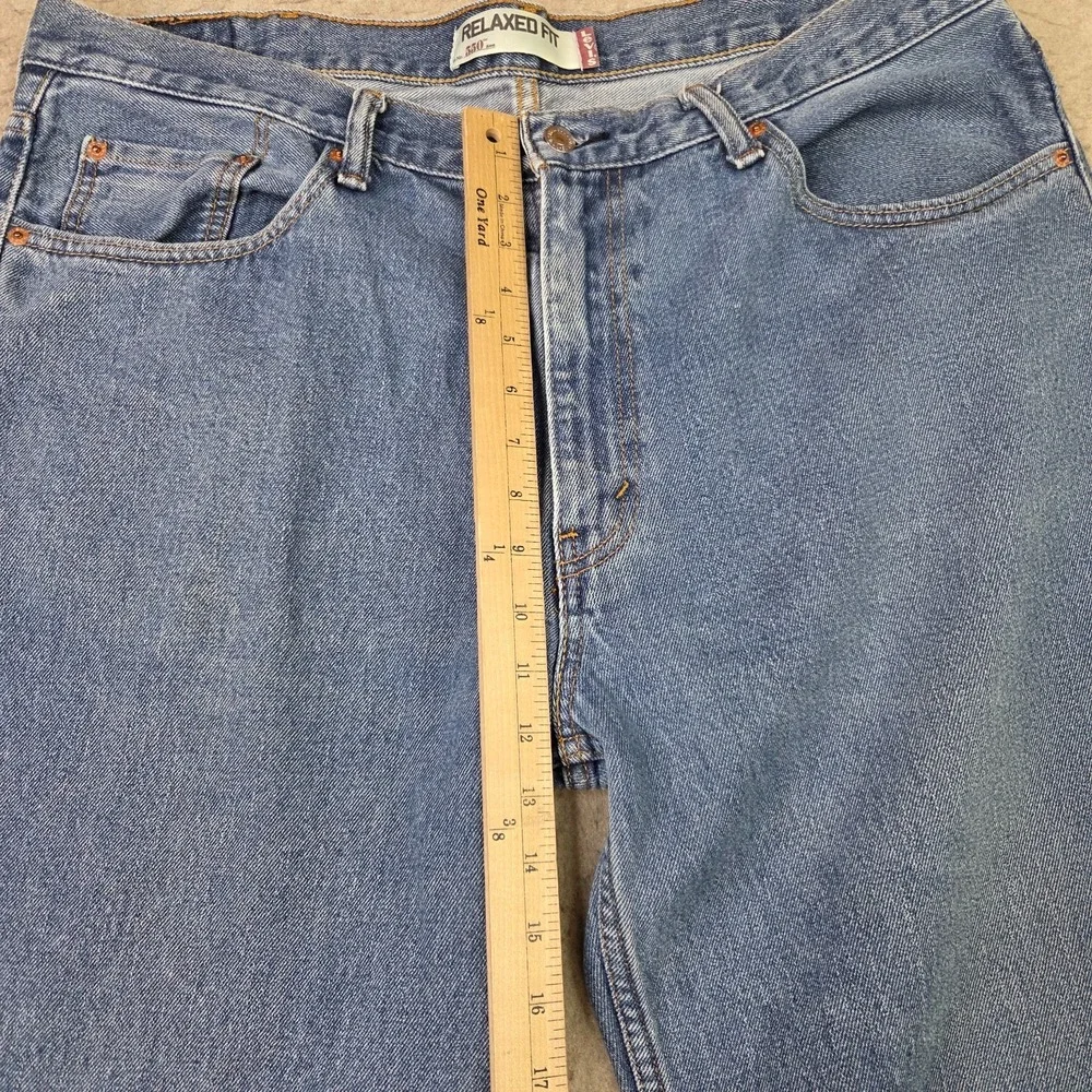 Vintage Levi's 550 Jeans Men's 40x34 Blue Denim Relaxed Fit Y2K Medium Wash